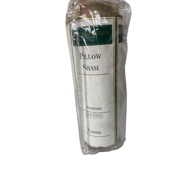 Croscill Chambord Cassis Amethyst Standard Pillow Sham Floral Classic NEW - Picture 8 of 8